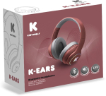 Juhtmeta k&otilde;rvaklapid lastele KidyWolf K-Ears 418278, punane v.