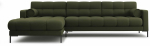 Nurgadiivan Cosmopolitan Design Bali Neve 39, must v./roheline v., vasak, 185 x 293 cm x 75 cm
