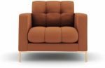 Tugitool Cosmopolitan Design Bali, kuld v./telliskivi punane v., 96 cm x 87 cm x 75 cm