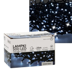 J&otilde;ulutuled Extralink 73288, 25 m, k&uuml;lm valge v., 500 LED