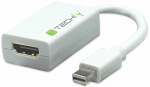 Adapter Techly Mini DisplayPort, HDMI, 0.15 m, valge v.
