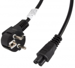 Juhe Lanberg IEC320 C5 / Schuko Schuko, IEC320 C5, 3 m, must v.