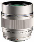Objektiiv Olympus 75mm F1.8 M.Zuiko Digital ED Silver