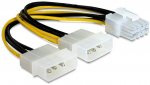 Juhe Delock 8pin / Molex x2 4 pin Molex, Molex, 0.15 m