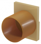 Kanalirenni l&otilde;puplaat Aco Self Euroline su &Oslash; 110 mm vamzdžiu, pol&uuml;vin&uuml;&uuml;lkloriid (pvc)/pol&uuml;meerbetoon