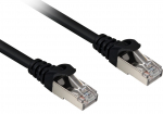 Juhe Sharkoon Cat.6a RJ-45, RJ-45, 15 m, must v.
