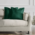 Padjap&uuml;&uuml;r Restilo Velvet, roheline, 45 cm x 45 cm, 2 tk