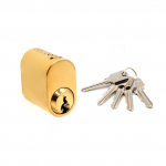 Lukusilinder Haushalt, skandinaavia t&uuml;&uuml;pi (ovaalsed), 32 mm, messingi