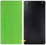 Fitness- ja joogamatt HMS MFK01, must v./roheline v., 110 cm x 55 cm x 1.5 cm