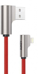 Juhe Aukey Quick Charge Lightning-USB, USB/Apple Lightning, 200 cm, punane v.