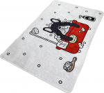 Vannitoa p&otilde;randamatt Foutastic Dogs Shower 359CHL5127, mitmev&auml;rviline, 80 cm x 100 cm