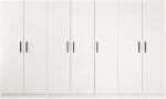 Riidekapp Kalune Design Kale 2219, valge v., 315 cm x 52 cm x 190 cm