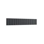 Dekoratiivsed tekstiilist seinapaneelid Quadratta, 60 cm x 300 cm, 3.5 cm, tumehall v., 15 tk