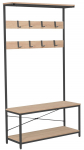 Riidestange Home4you Hedvig 78022, 180 cm, pruun v./must v.