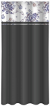 &Ouml;&ouml;kardin ZMO-058, valge/grafiit/sinine, 160 cm x 270 cm