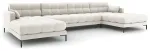 Diivan Micadoni Home Mamaia Panoramic, beež v., 383 x 185 cm x 75 cm