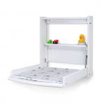 Vertikaalne m&auml;hkimislaud beebidele BabyTrold, 80 cm x 65 cm, valge v.