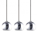 Valgusti rippuv AZzardo Gulia AZ0637, GU10, 3 x 50 W, must v.