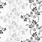 Tapeet Sintra Daisy 429402, vin&uuml;&uuml;l, valge v.