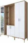 Esiku kapp Kalune Design EA131, valge v., 80 cm x 37.5 cm x 198.6 cm