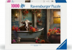 Pusle Ravensburger Cow In The Bath, 70 cm x 50 cm, 1000 tk