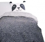 Voodipesukomplekt TODAY Magic Jungle, valge v./must v., 63 x 63 cm, 140 x 200 cm, 2 tk
