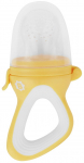 V&auml;rske toidu s&ouml;&ouml;tja Badabulle, 4 kuud, plastik/silikoon, kollane
