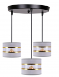 Valgusti rippuv Candellux Lighting Pandy, E27, 3 x 40 W, must v.