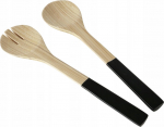 Lusikas Boltze Bamboo, 29 cm, 1.5 cm, pruun v./must v., 2 tk