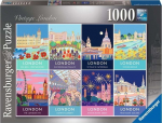 Pusle Ravensburger Vintage London, 50 cm x 70 cm, 1000 tk, mitmev&auml;rviline