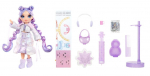 Nukk aksessuaaridega Rainbow High Winter Wonderland Violet, 28 cm, violetne v.