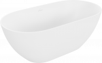 Vann, teisaldatav Mexen Rimini, 150 cm x 75 cm x 55 cm, ovaalne, valge