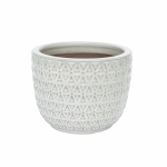 Lillepott Domoletti GG.6692.030, keraamiline/savi, &Oslash; 30 cm, valge v.