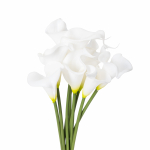 Kunstlill, kalla Domoletti, valge, 32 cm