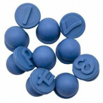 Tempel, numbrid ja v&auml;rvid, sinine