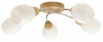 Valgusti lagi Spot-Light Santa, E27, 5 x 60 W, pruun v./kroom v.