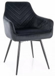 S&ouml;&ouml;gitoa tool Servio Velvet, must v., 58 cm x 55 cm x 88 cm