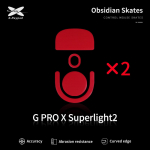 Arvutihiire jalad X-raypad Obsidian Skates Logitech G Pro X Superlight 2, 2 tk