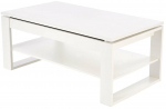 Kohvilaud Betty, valge v., 65 - 92 cm x 120 cm x 50 - 72 cm