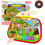 Interaktiivne m&auml;nguasi, loomad Lean Toys Learning Fun, 26.5 cm, mitmev&auml;rviline