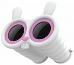 M&auml;ngubinoklid Eastcolight Junior Binoculars Rabbit, valge v./roosa v.
