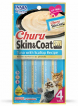 Kassimaius Inaba Foods Churu Skin & Coat, tuunikala/kammkarp, 0.014 kg, 4 tk