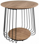 Kohvilaud M&M Grania, pruun v./must v., 50 cm x 50 cm x 50 cm