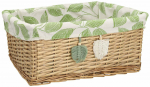 Korv Home4you Willi Miro 88857, puuvill/paju, 48 cm x 38 cm, pruunikas v.