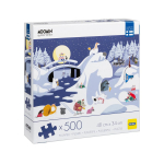Pusle Martinex Moomin Winter Scenery, 34 cm x 48 cm, 500 tk, mitmev&auml;rviline