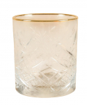 Klaaside komplekt Hermia Lumiere, klaas, 0.35 l, 4 tk, kuld v.
