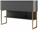 Konsoollaud Kalune Design Luxe, kuldne v., 30 cm x 120 cm x 80 cm
