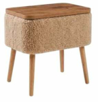 &Ouml;&ouml;kapp Kalune Design Puf02Peka02, beež v., 55 cm x 60 cm x 30 cm