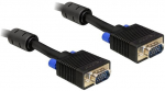 Juhe Delock D-Sub (VGA) - D-Sub (VGA) VGA 15 pin male, VGA 15 pin male, 2 m, must v.