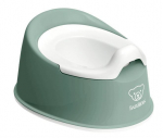Laste WC pott BabyBjorn Smart Potty Deep, valge v./roheline v., 25.5 cm x 33 cm x 16.5 cm